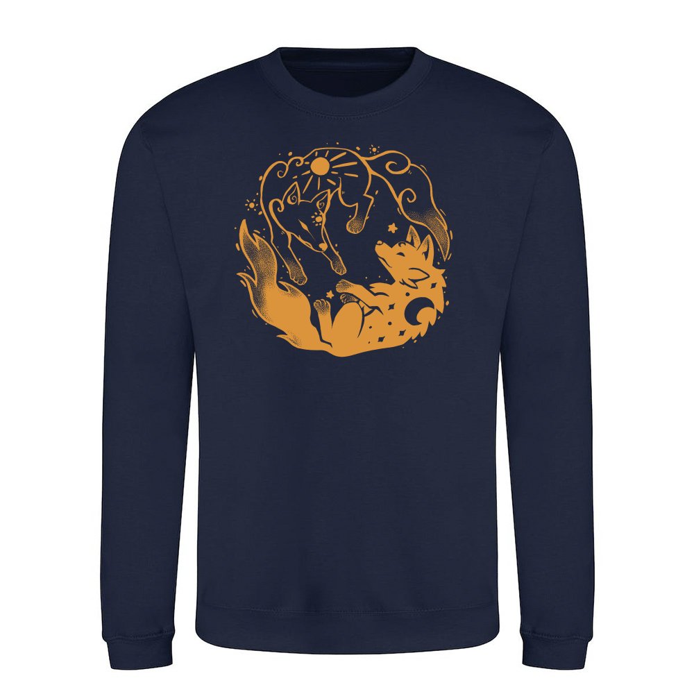 Sun and Moon Golden Wolves
