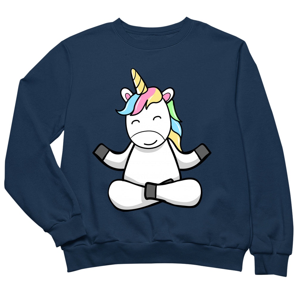 Einhorn beim Meditieren