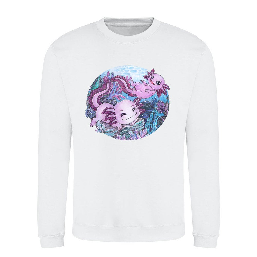 Cute Axolotl Swimming Underwater Gift