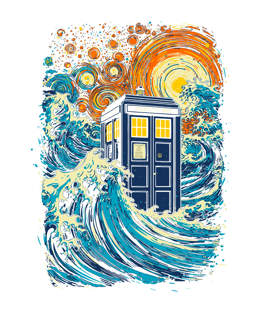 The Great Wave off Kanagawa and the TARDIS