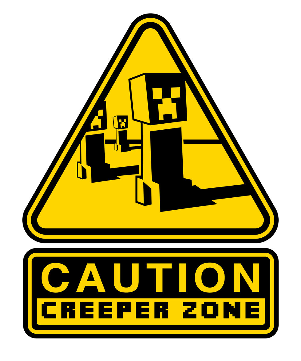 Caution Creeper Zone