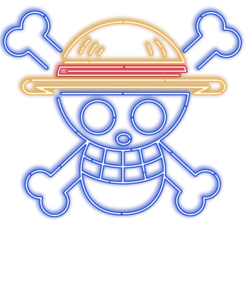 Neon Straw Hat