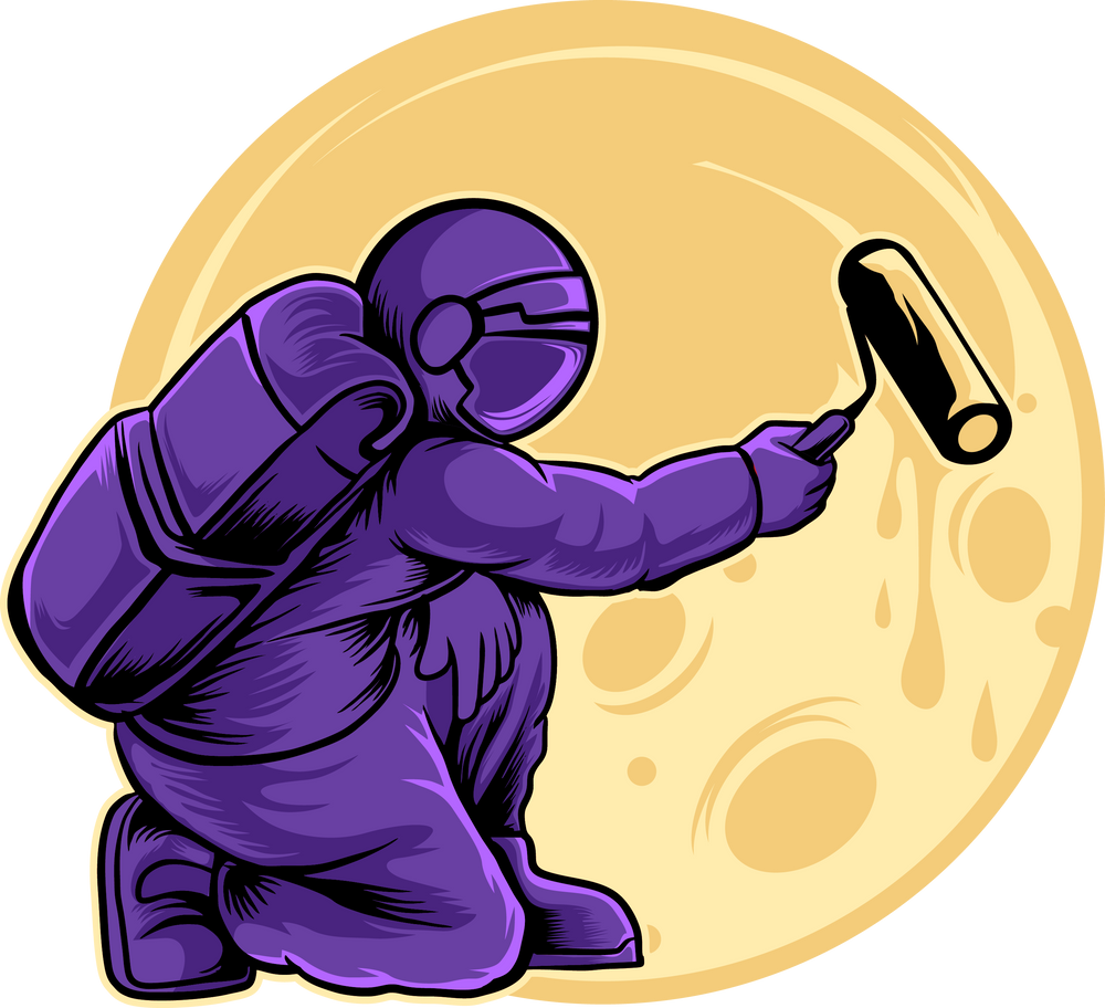 Astronaut paint