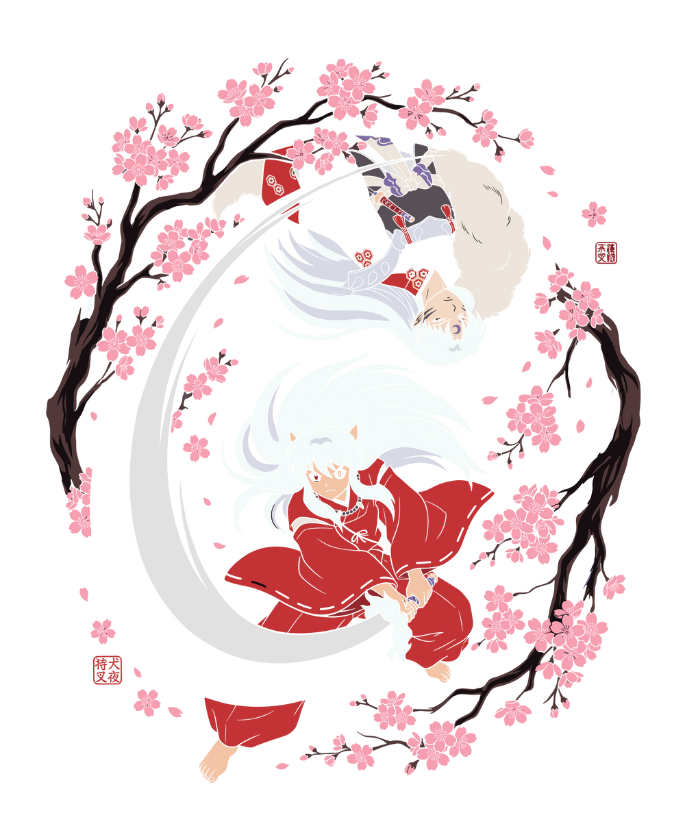 Inuyasha Sesshomaru Cherry Blossom Duel