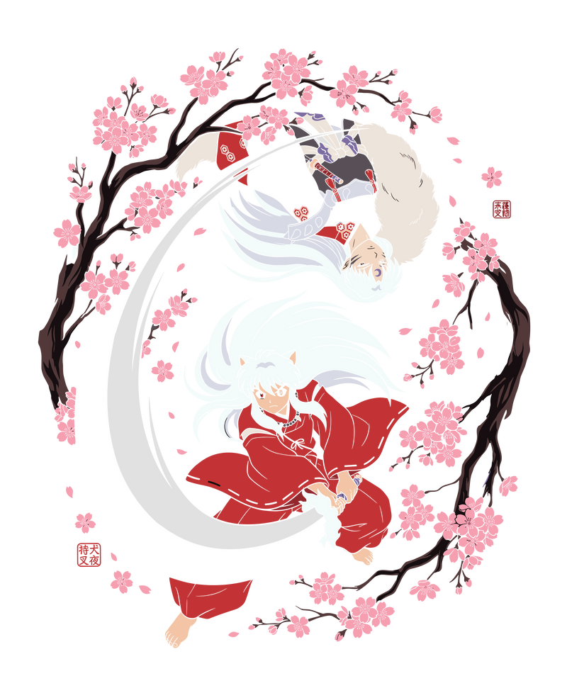 Inuyasha Sesshomaru Cherry Blossom Duel