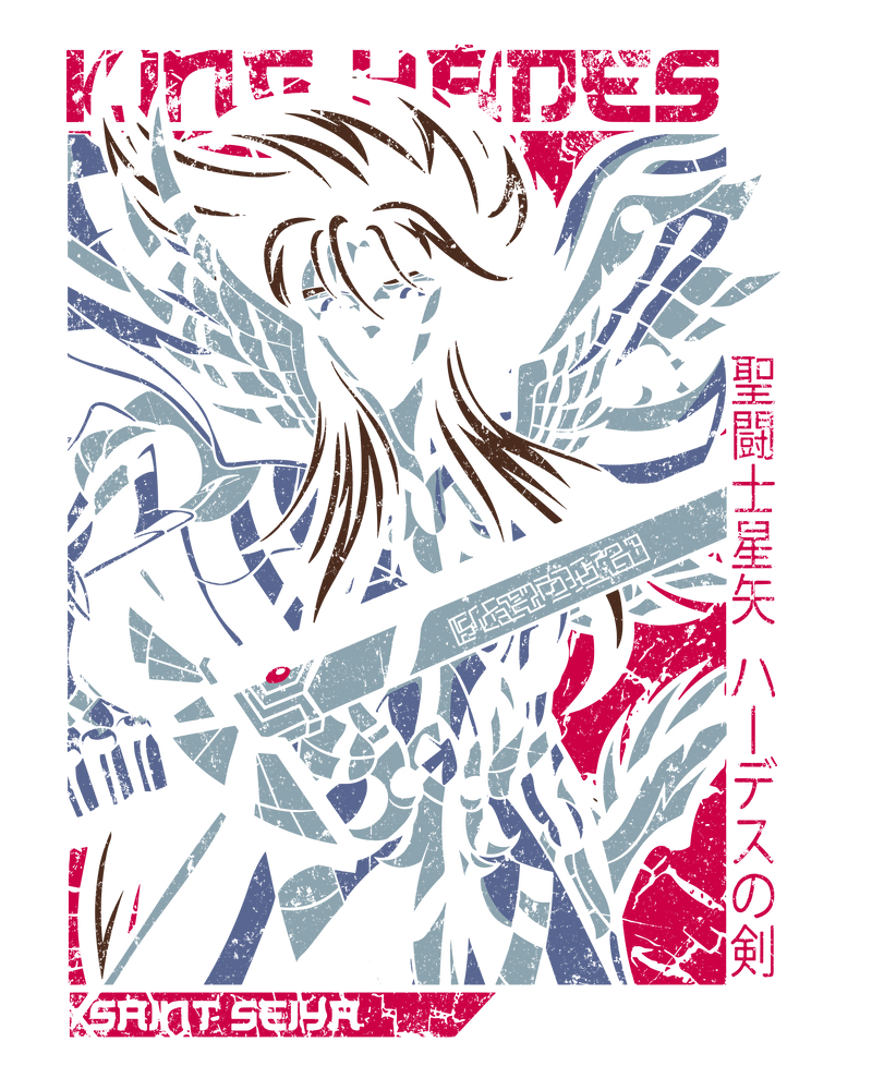 Hades God of the Underworld Saint Seiya Anime Art