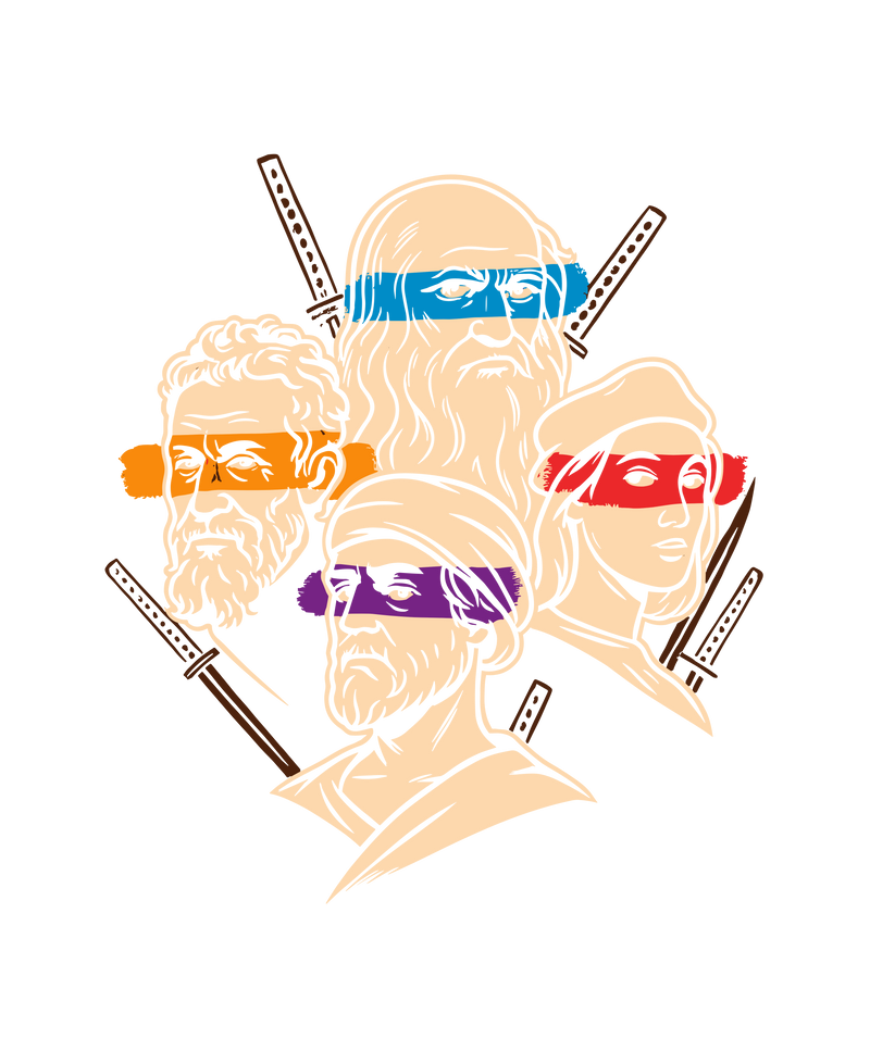 Renaissance Mutant Ninja Thinkers