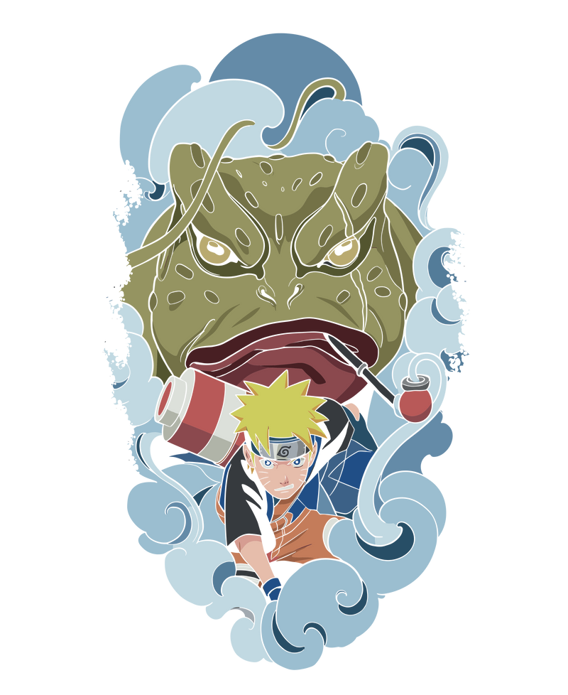 Naruto and Gamabunta Toad Summoning