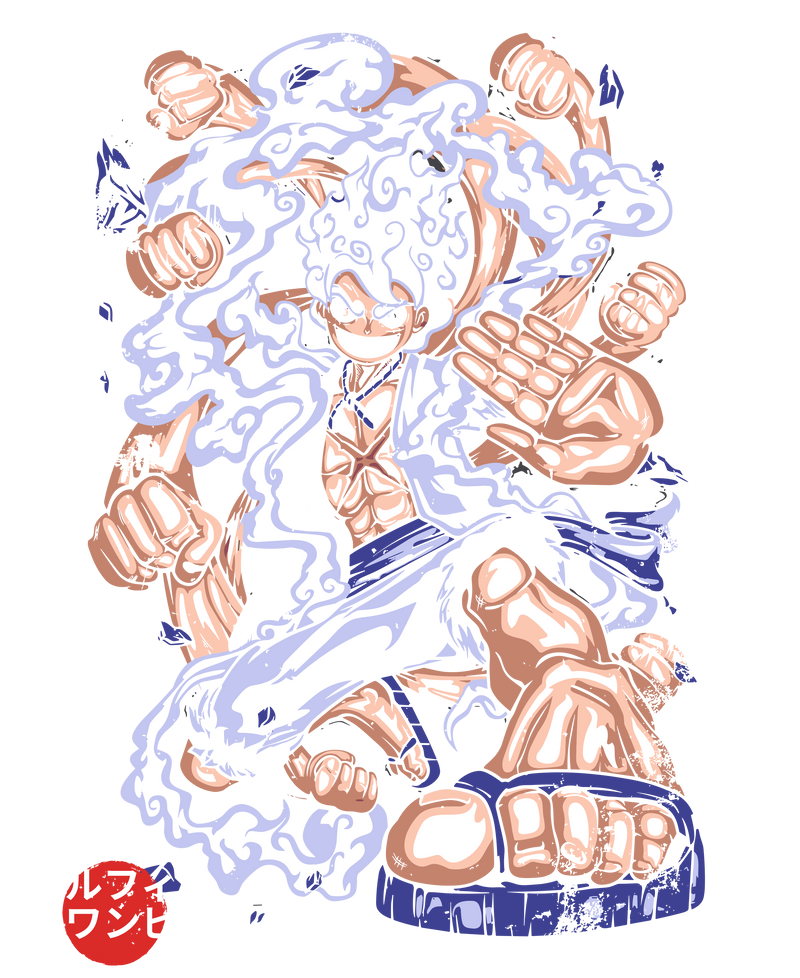 Monkey D. Luffy Gear Fourth Boundman One Piece Art