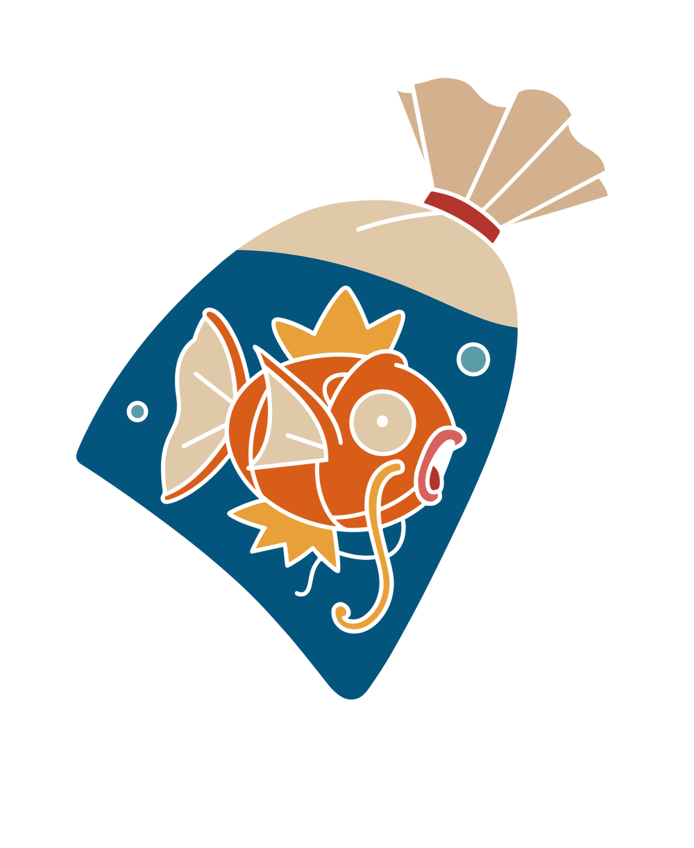 Magikarp in a Bag Splash Pokémon Anime Art