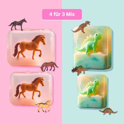 Kinderseife Mix 4 für 3 Bundle - Waschbande