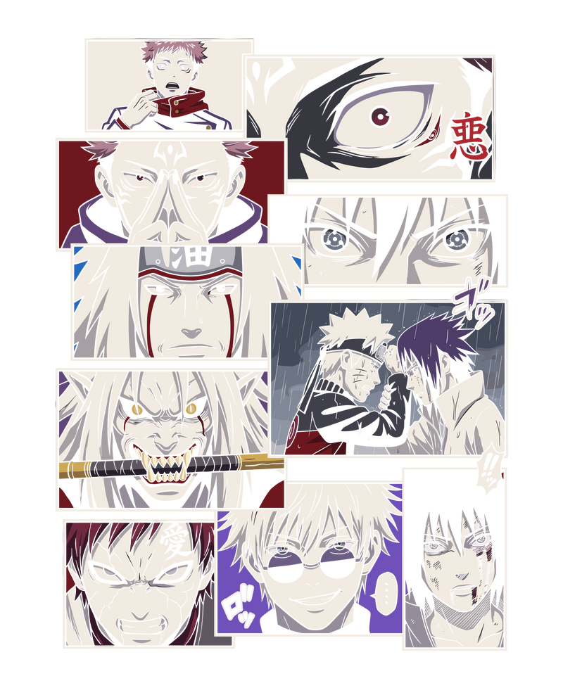 Clash of Eras Legendary Manga Panels