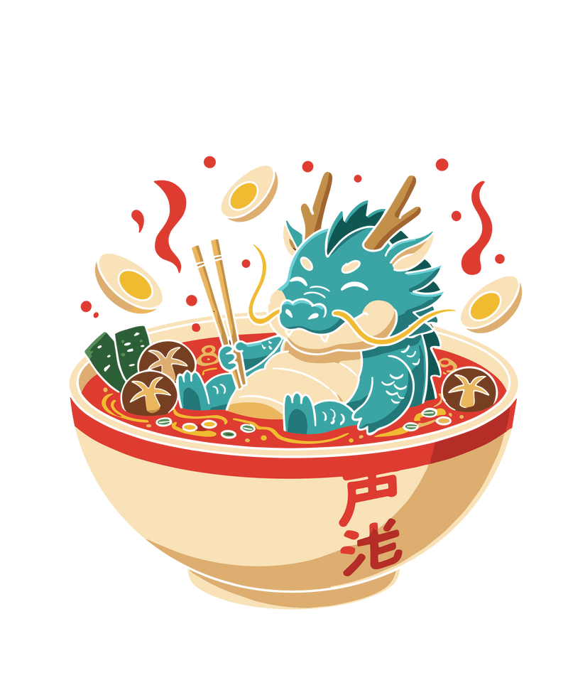 Cozy Dragon Ramen Bath