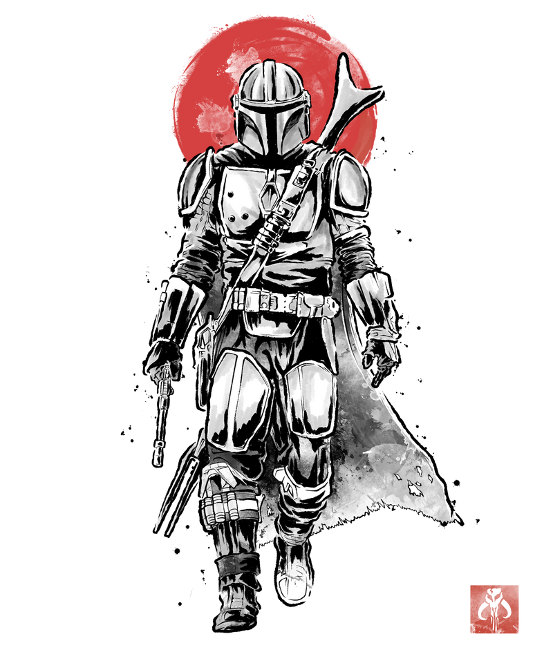 Bounty Hunter Sumi-E 3