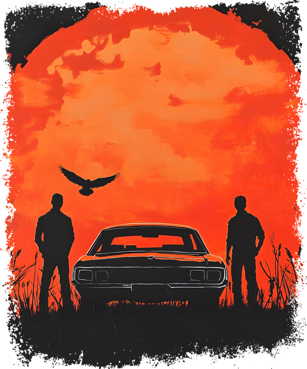 Car in the Sunset