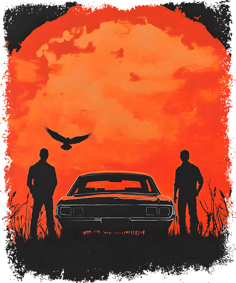 Car in the Sunset
