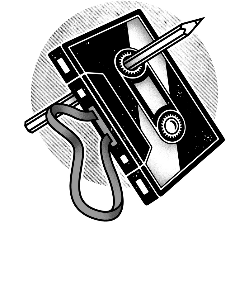 Cassette Pencil Rewind