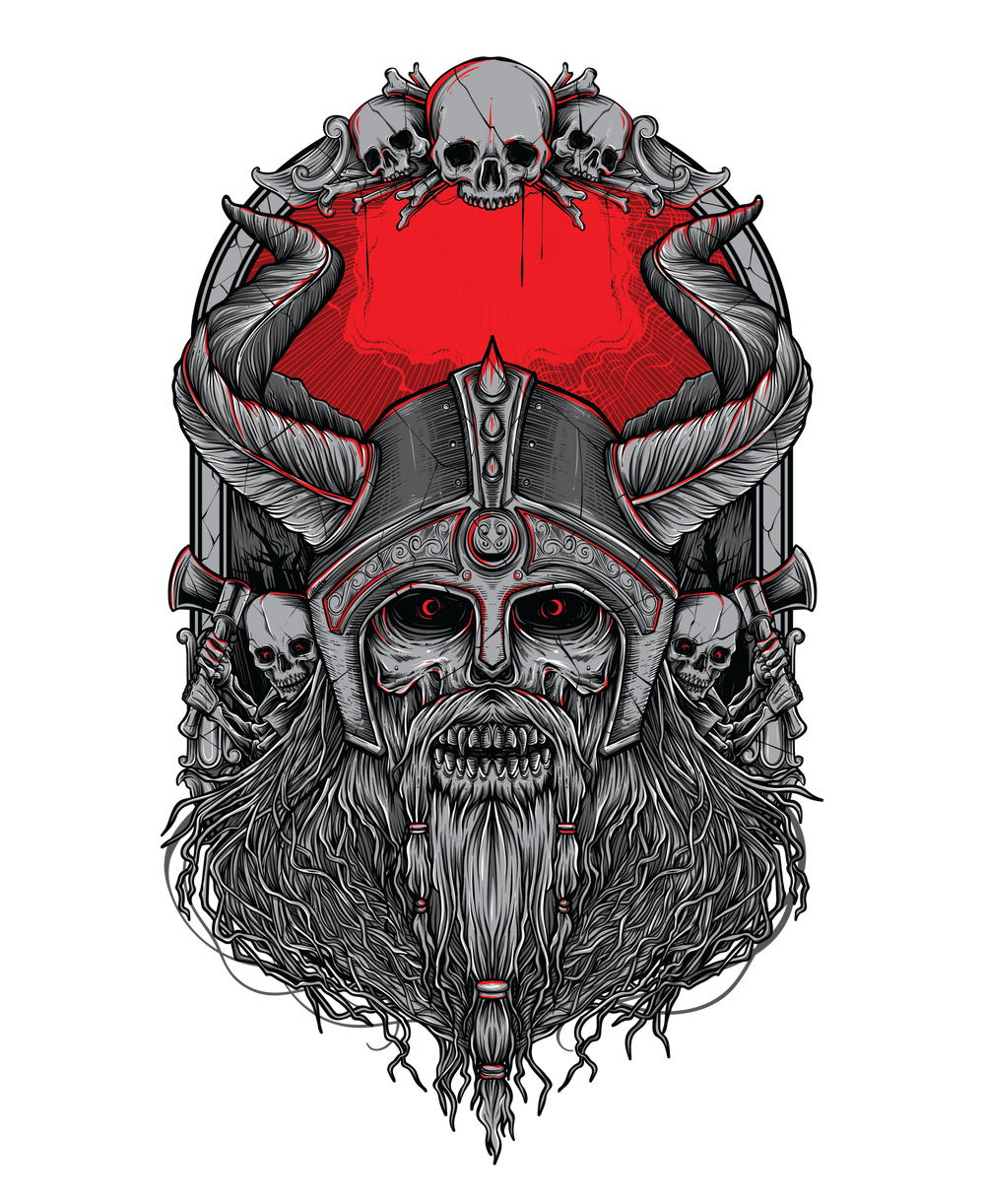 Viking skull