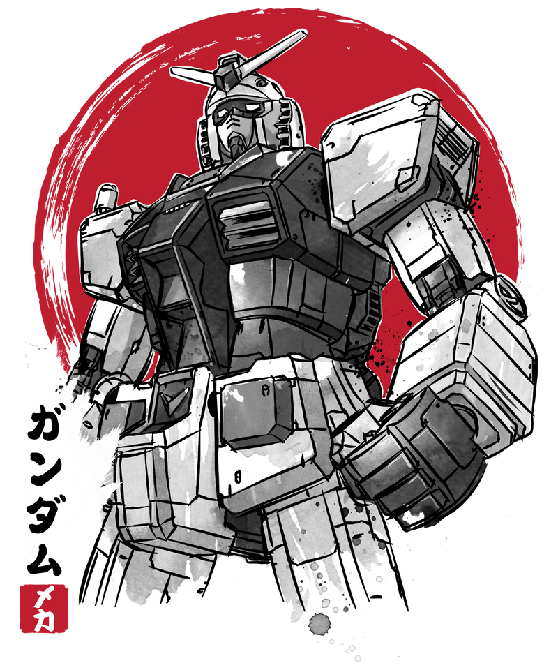 Gundam sumi e