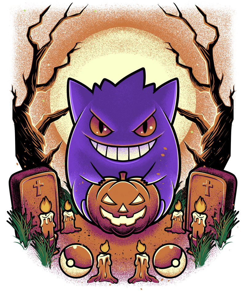 Halloween Purple Ghost