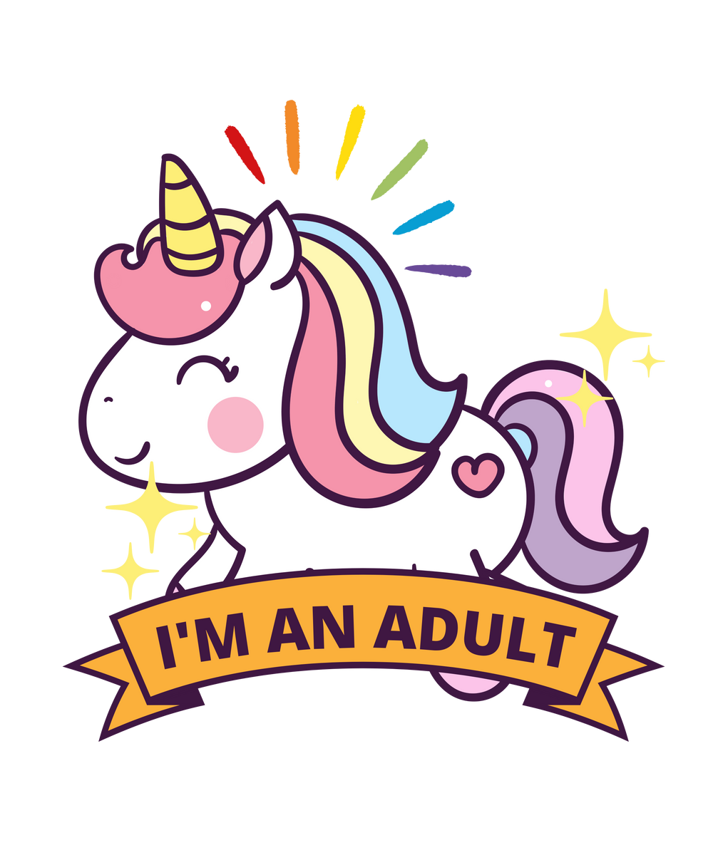 unicorn i'm an adult