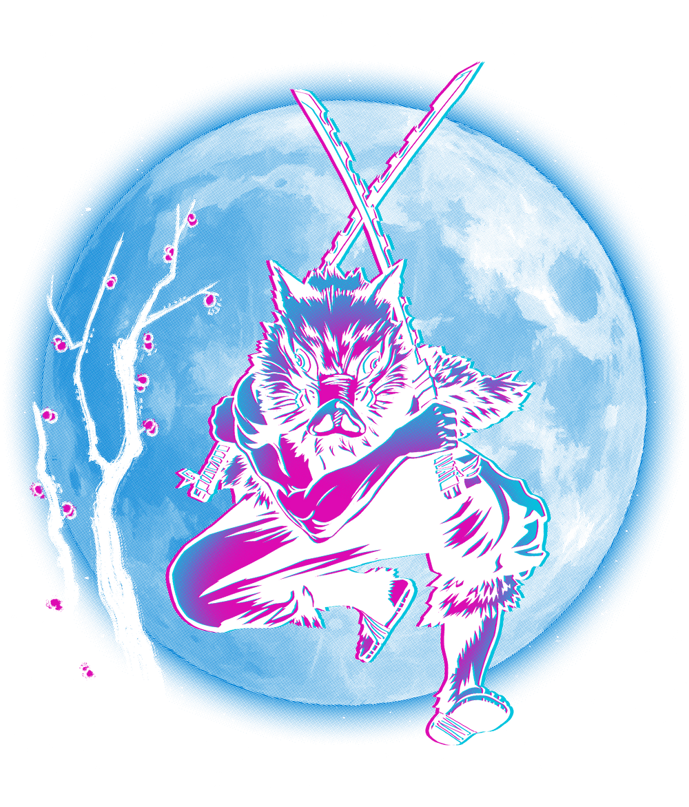 Inosuke under the Moon