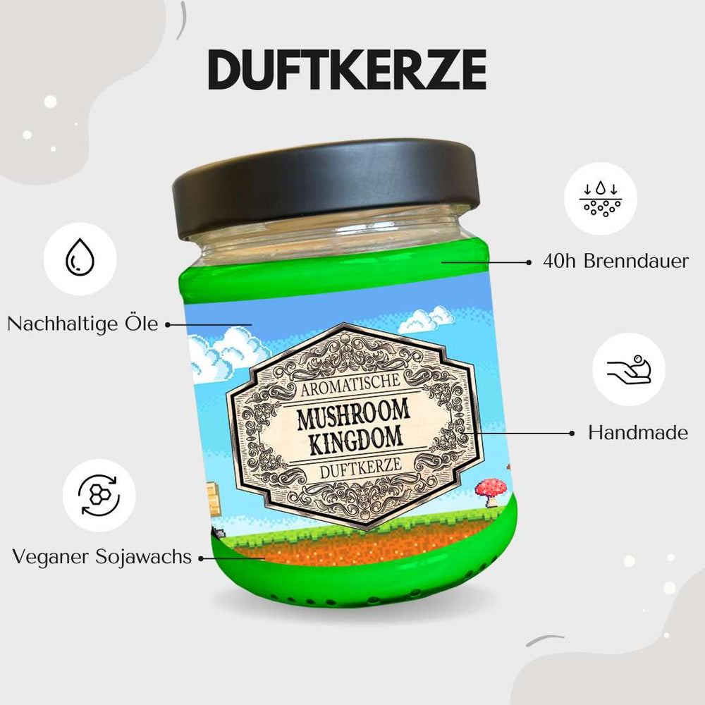 Scented Candle Mushroom Kingdom