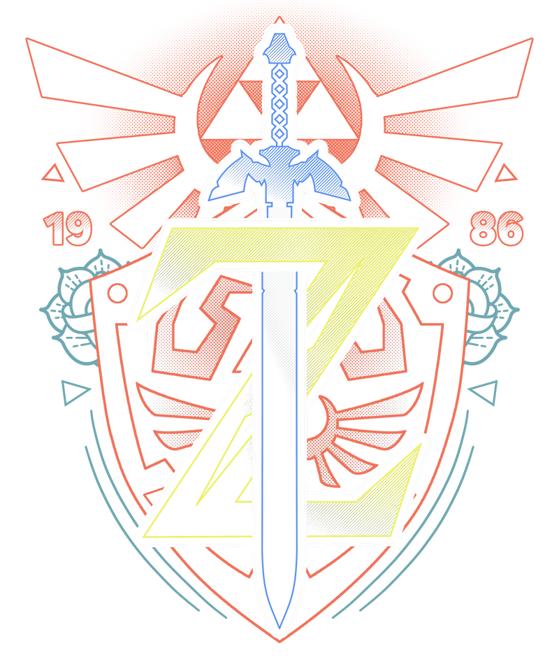 Neon Line-Art Legendary Emblem