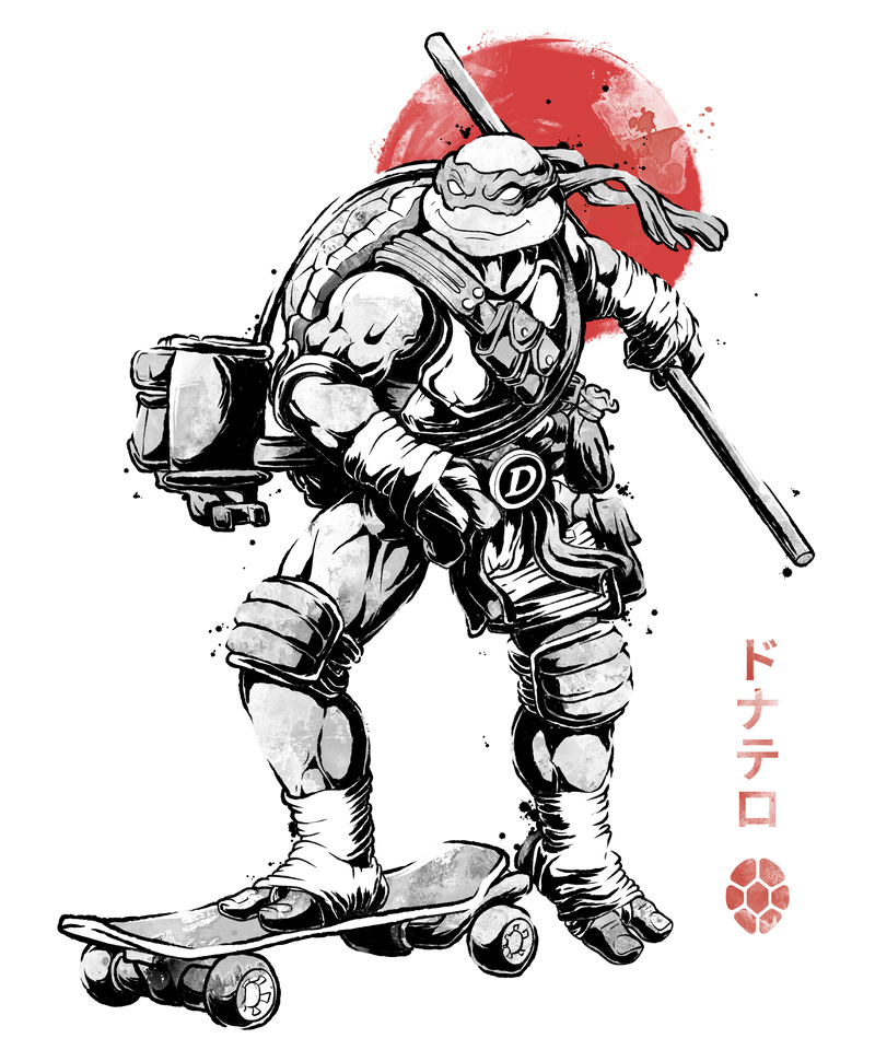Ninja Donatello Sumi-E