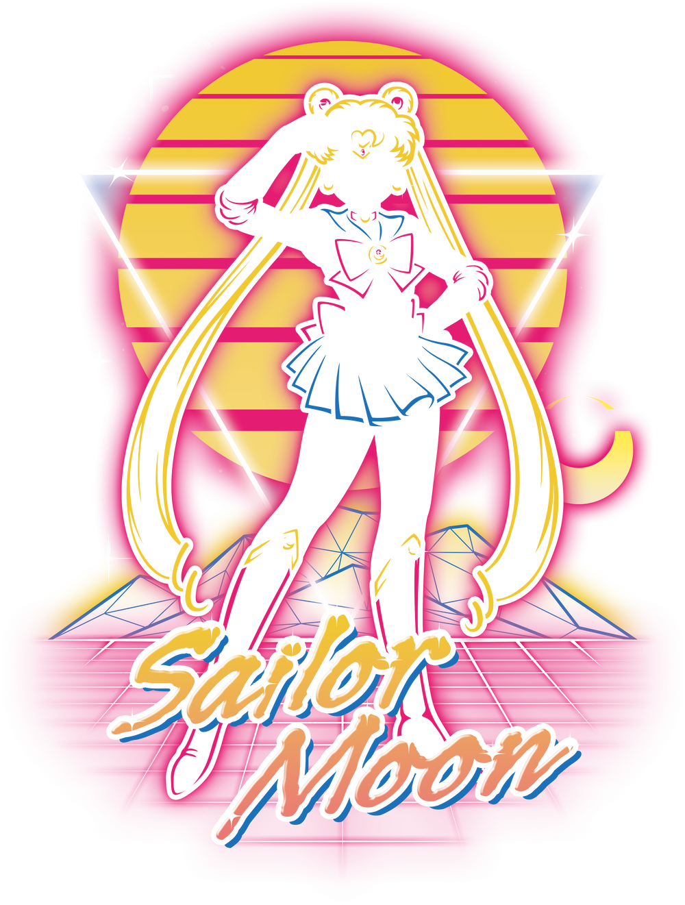 Retro Moon Guardian