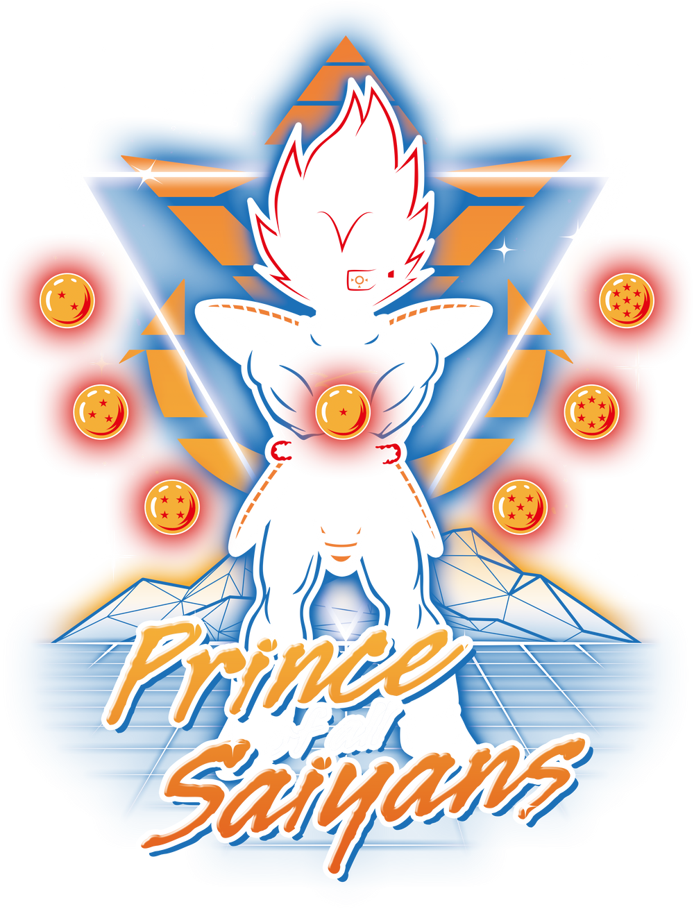 Retro Saiyan Prince