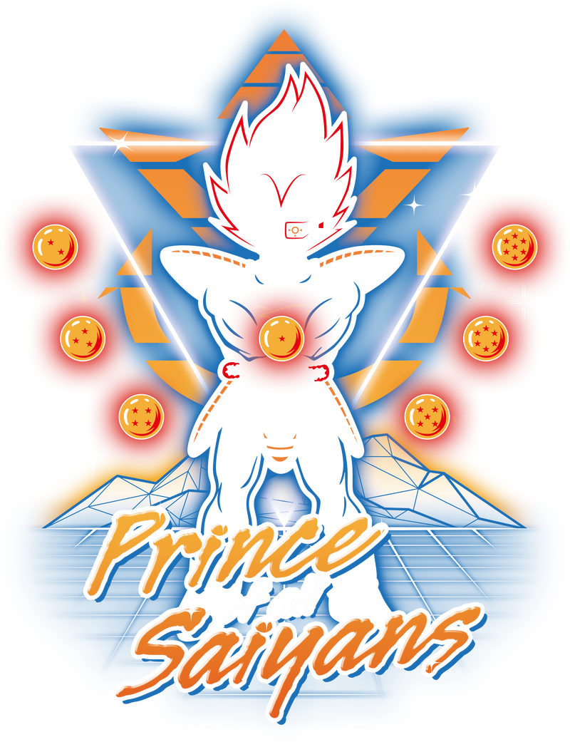 Retro Saiyan Prince
