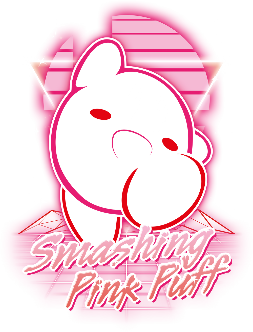 Retro Smashing Pink Puff