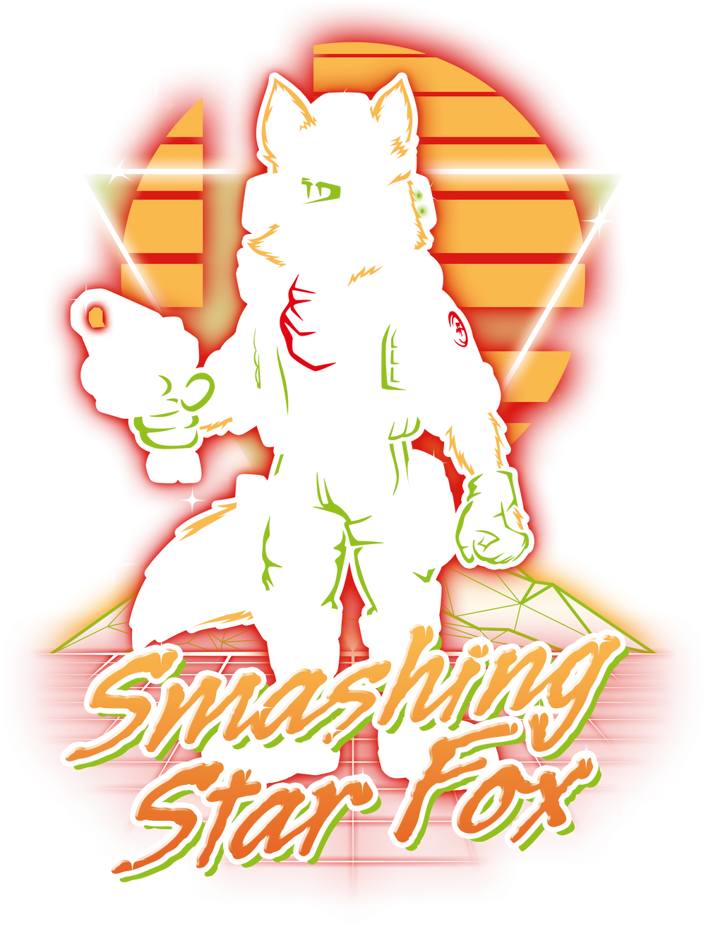 Retro Smashing Star Fox