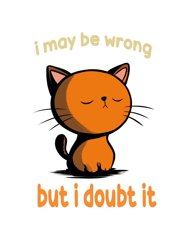 I may be wrong