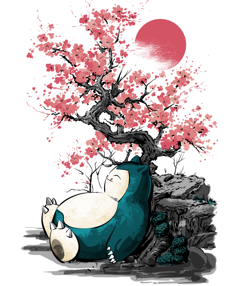 Under the tree, sleeping