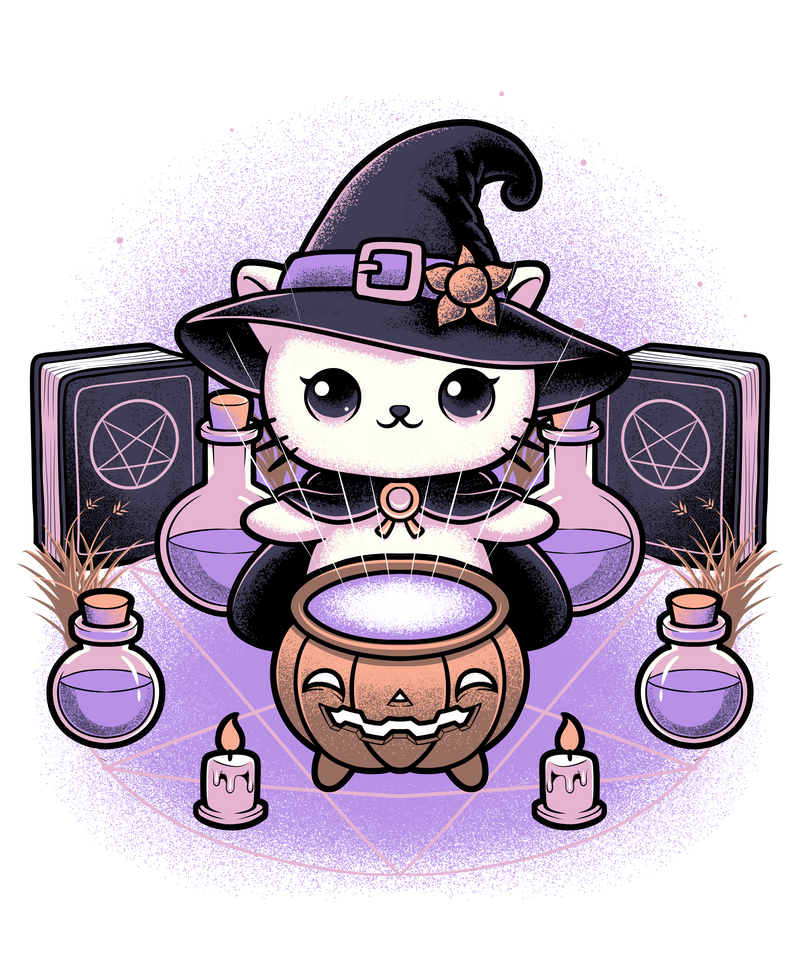 Spooky Witch Cat