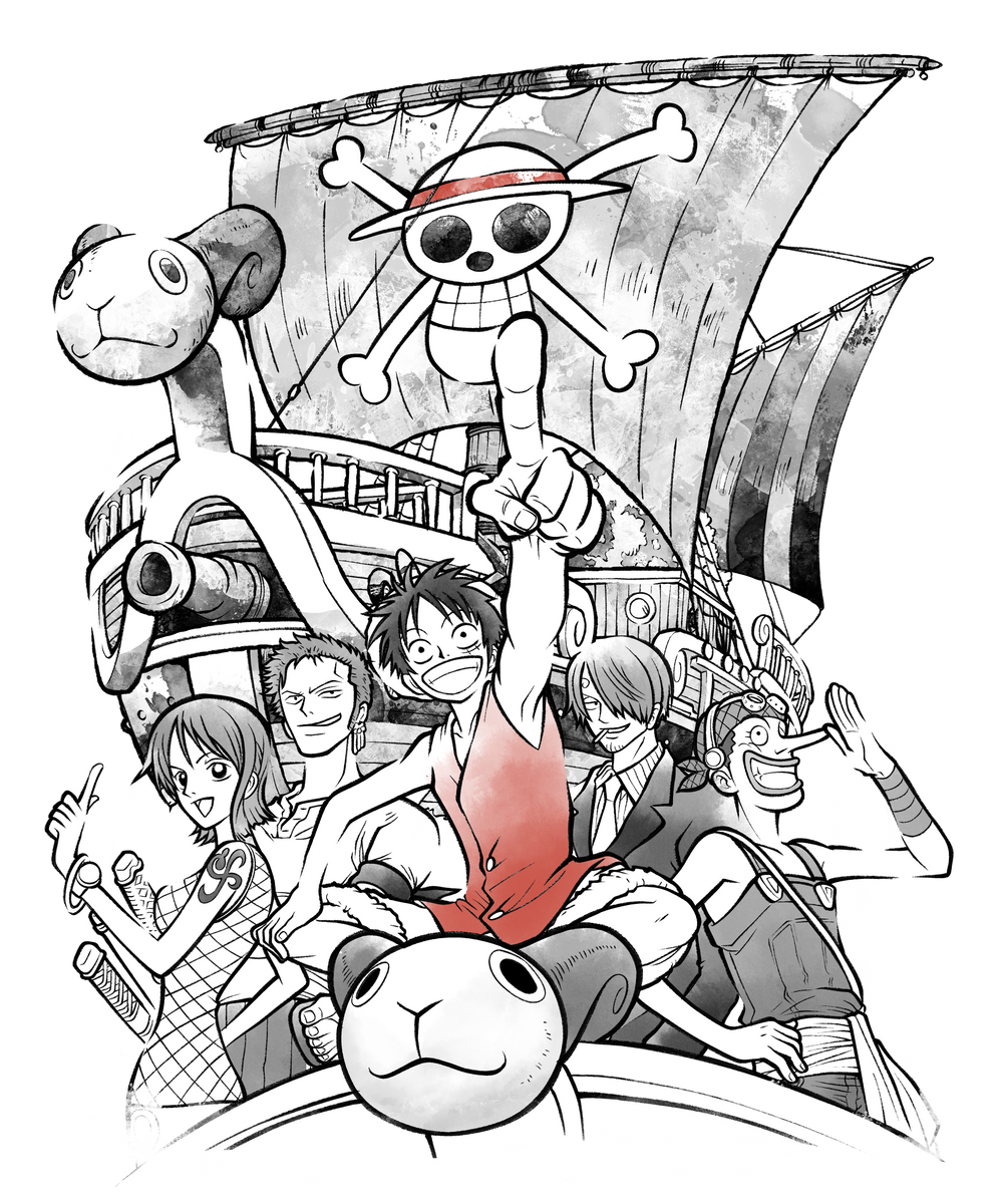Straw Hat Legends Sumi-E