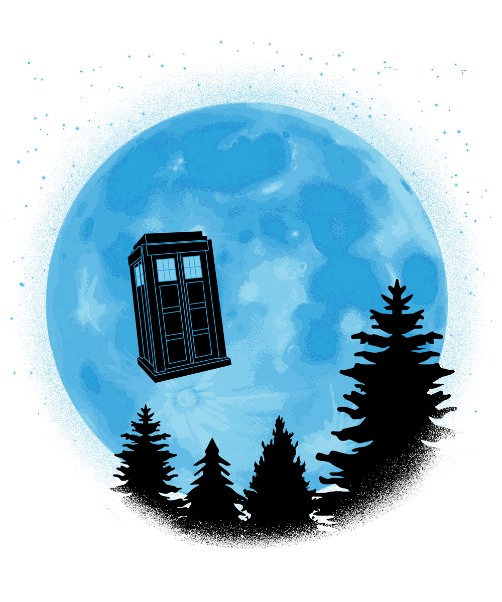 Tardis and Moon