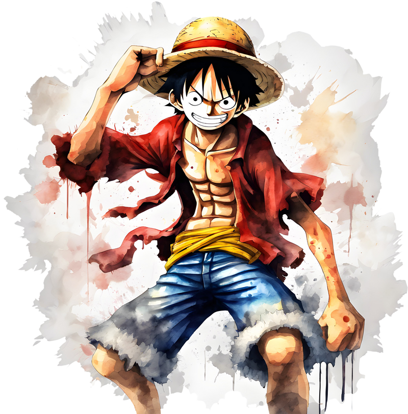 One captain for the crew Watercolor