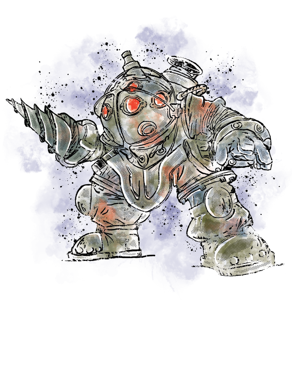 Watercolor Big Daddy