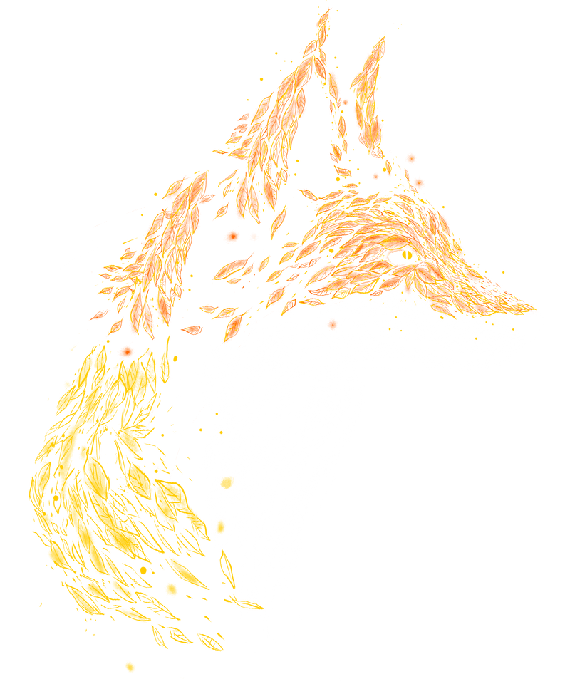 Fuchs in Blättern