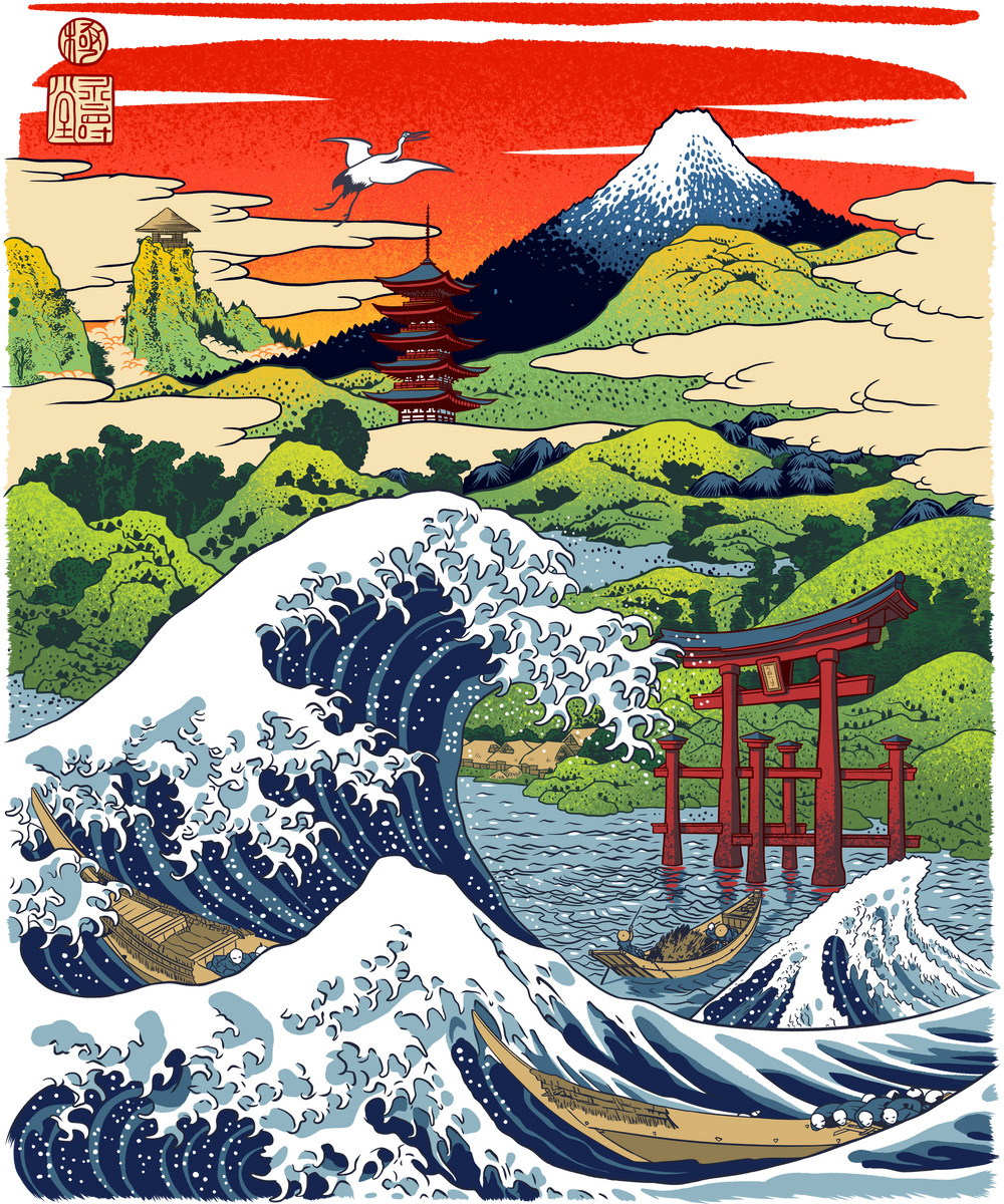 Die große Welle kommt nach Japan