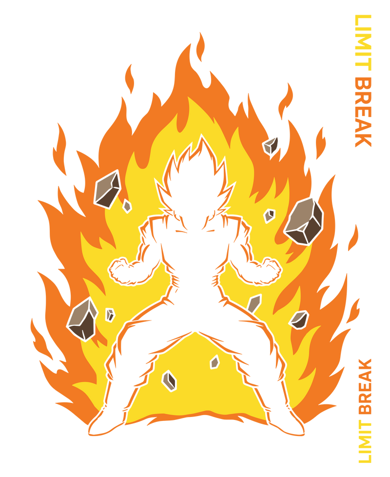 Limit Break Super Saiyan Aura Graphic