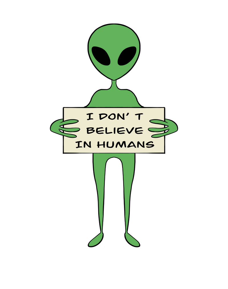 I do not believe in humans