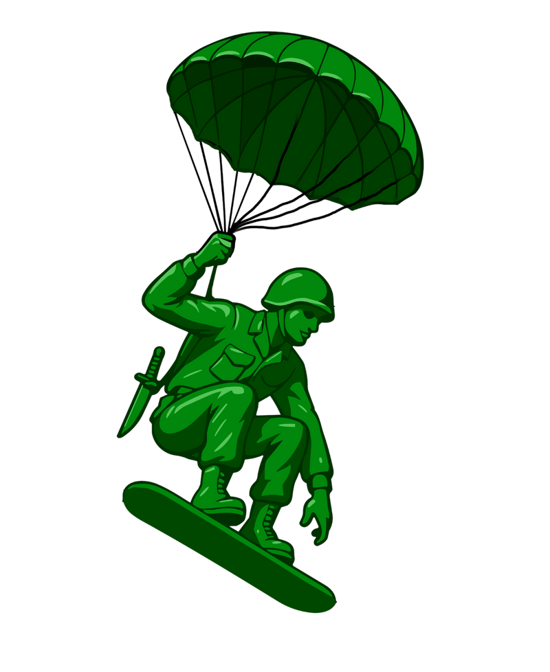 green toy soldier