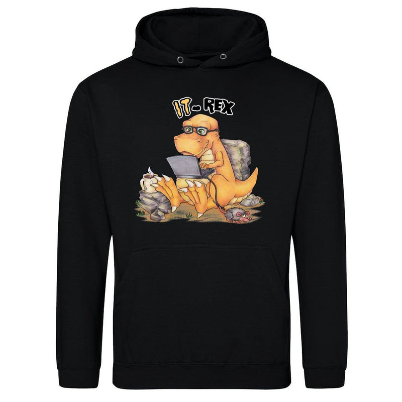 IT Rex - Funny dinosaur with computer