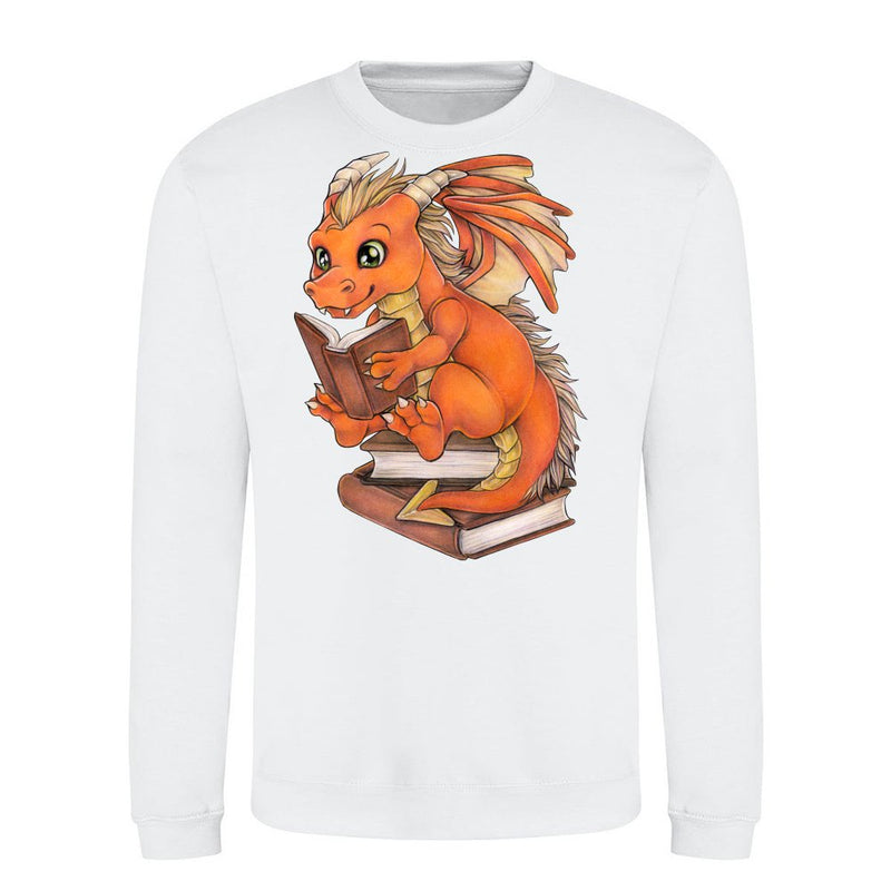 Cute Reading Dragon Fantasy Gift Idea