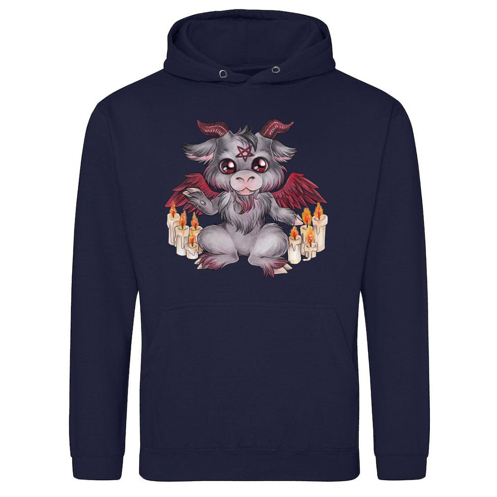 Cute Satan devil roast with candles
