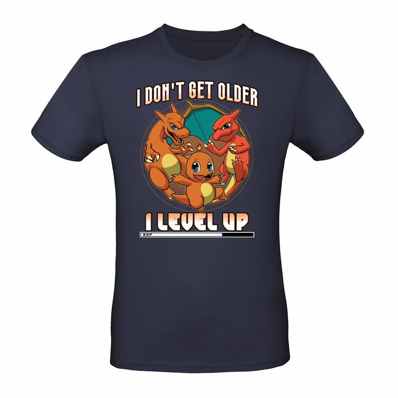 Fire Type Level-Up als T-Shirt